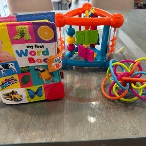 Colorful Kids Toy Set with Word Book